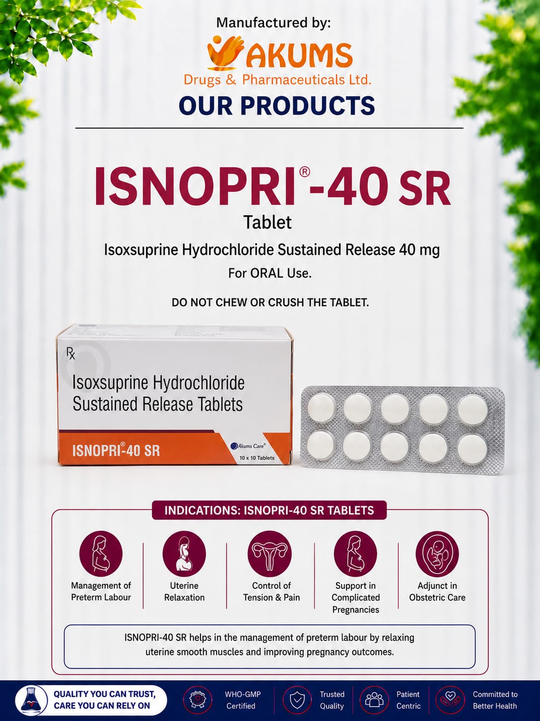 ISOXSUPRINE 40MG